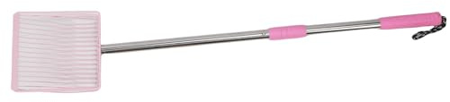 Yechiry Kattsandskopa i Metall med Långt Handtag, 3 Sektioner Avtagbar Rostfritt Stål Non stick Ytor Multifunktionell Kycklingsandskopa, Bajsspade för Husdjur Katttillbehör (Rosa)
