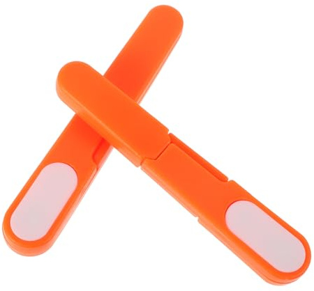 MUELODSIC Tijeras de Pesca Pequeñas de Plástico Duraderas Juego de Mini Cortadores de Línea para Pesca y Manualidades Precisión para Punto Cruz y Corte de Hilos