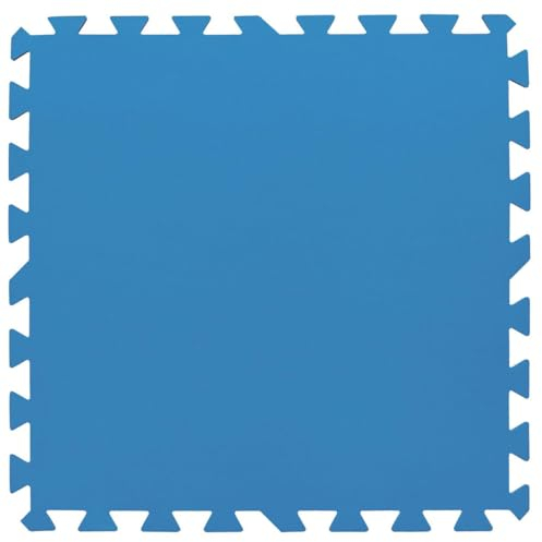 Bestway 14352 Set mit 9 Bodenschutzmatten, blau, 50 cm x 50 cm x 50 cm x 0,2 cm