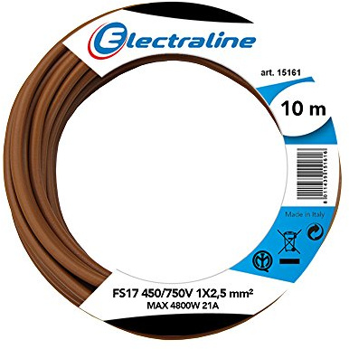 Electraline 13151 Cavo Unipolare FS17 10 mt sezione 1x2,5 mm²
