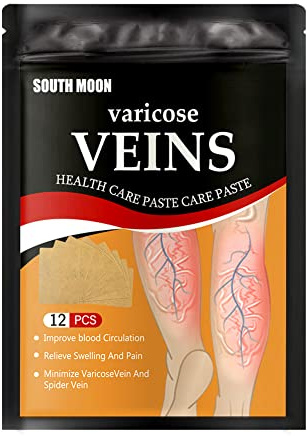 Varicose Veins Patch, Veinhealth Varicose Veins Patch, Veinhealth Varicose Veins Treatment Patch, Mejora la circulación sanguínea para eliminar las venas varicosas y las arañas vasculares, mejorar la