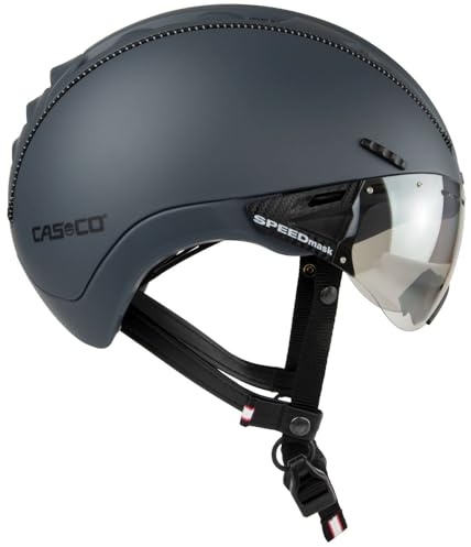 CASCO Roadster Plus Visier Fahrradhelm - Grayscale, Größe:M 55-57cm
