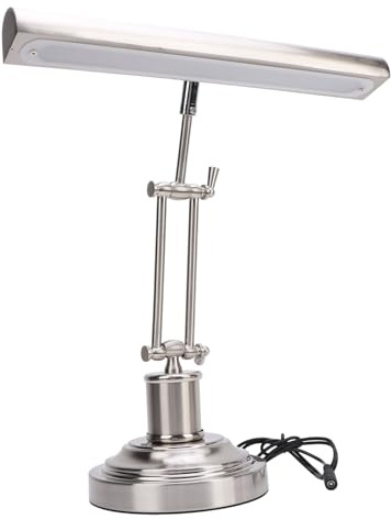 Lámpara de Banqueros Antiguos con Atenuación sin Pasos, 12W Luz de Piano Ajustable para Piano Vertical, Piano de, Iluminación LED LED de (Enchufe de la UE)