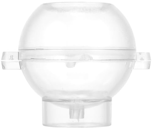 Hohopeti Molde para Vela Esférica Transparente Molde Redondo Artesanal para Cera Aromática para Manualidades y Decoración