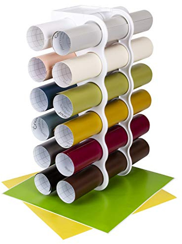 ArtBin 6864AS - Estantería de vinilo para 12 rollos, color blanco
