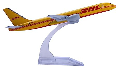 Bswath Model Planes 1:400 DHL B757 Model Airplane Metal Plane Die-cast Alloy Airplanes for Gift and Collection