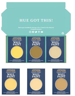 Rust-Oleum Wall Paint in Chalky Finish - Warming Yellows Tester Box