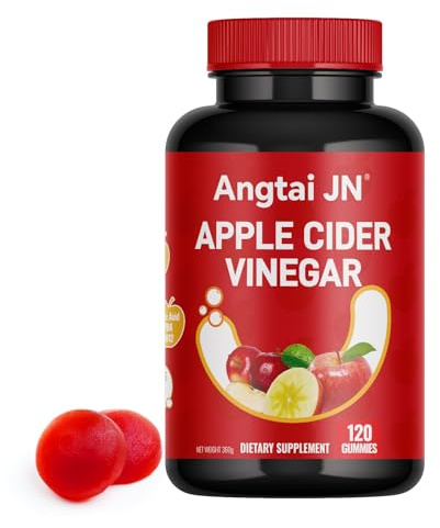 Apple Cider Vinegar Gummies, 120 Count, Max Strength 1000mg, ACV Supplement Gummy with B Vitamins & Antioxidants, Supports Metabolism, Digestion, Gut & Immune Health, Gluten-Free, Vegan & Non-GMO