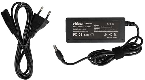 vhbw Netzteil kompatibel mit Panasonic Toughbook CF-35, CF-27, CF-34, CF-33, CF-28, CF-270 Notebook - 200 cm, 60 W