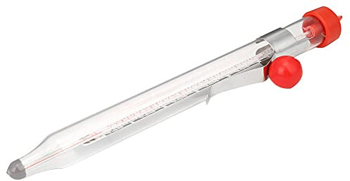 Termómetro de Azúcar del Tubo de Vidrio, Termómetro de Alimentos de Alta Precisión para la Prueba de Temperatura de Mermelada de Alimentos y Líquidos, Probador de Temperatura de