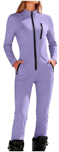 Genérico Ski Deportiva Hombre Invierno Pantalones Bolsillo Termicos Calefactable Nieve Mujer Frio Montaña Montaña Vaqueros Esqui