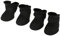 Waterproof Pet Boots, Dog Protection Rain Snow Dog Shoes, Anti-Slip Silicone Dog Boots for Small Medium Dogs Cats Puppy(Black-L)