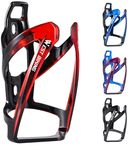 West Biking Flaschenhalter Fahrrad, langlebige ultraleichte Kunststoff Wasserflaschenhalter, leichte PC Getränkehalter für Fahrrad, Radfahren Flaschenhalter Käfige für MTB, Rennrad, Mountainbikes