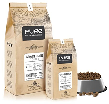 Pure Grain Free Country Chicken 2 kg – Pienso Holístico con Carne Fresca Sin Cereales – Perros Adultos – Alta Digestibilidad