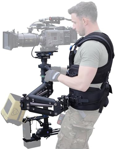 DF DIGITALFOTO Steadycam Thanos PROCINE, Sistema di Stabilizzazione Professionale per Fotocamera Cinematografica, Compatibile con ARRI ALEXA 35/AMIRA, Sony FX6,DJI Ronin4D Flex/RS5,Carico utile 5-35kg