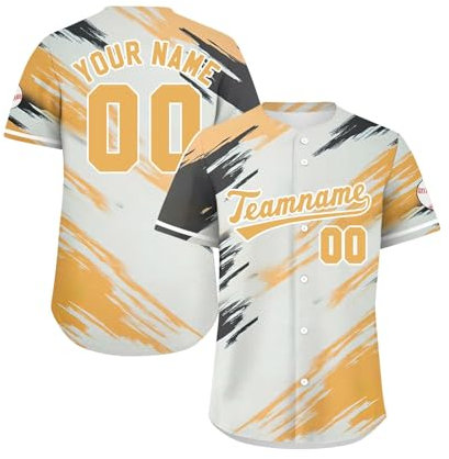 Personalisiertes American Football Trikot,Baseball Shirt Individuell Bedruckt Namen Nummer & Logo,Aktiv Kleidung Für Herren Und Damen Unisex Trikot Football Kostüm Herren(2-3)