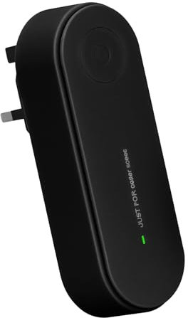 Skycase Air Purifier for Home Bedroom, HEPA Filter Removes 99.97% Dust, Pollen, Pet Hair & Odours | Portable Negative Ion Generator | Quiet Night Mode, Covers 45 m², UK Plug, Energy Efficient (Black)