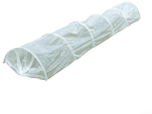 Tunnel de plantation, 300 x 45 x 45 cm, film de rechange pour tunnel de jardin, serre, filet de protection pour légumes, tunnel de jardin, pour jardinage, serre, tunnel en film (canal PE)