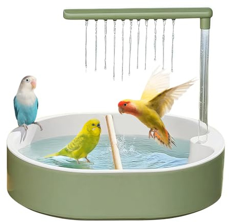 Papegoja badkar, papegoja fågeldusch | Damm fontän vatten för lovebird nymfkakadua inomhus konur badupplevelse