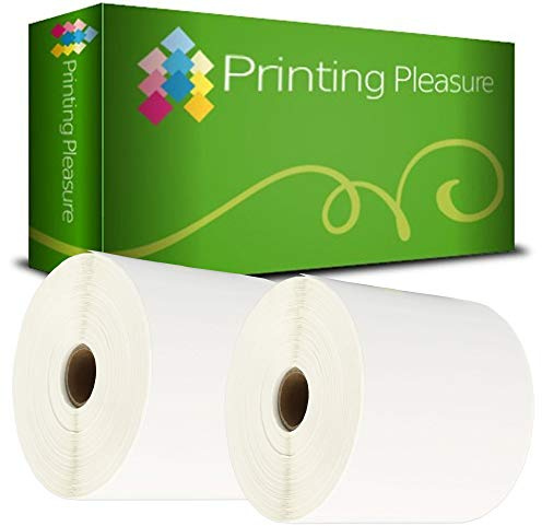 4x6 Thermal Labels,100mm x 150mm,White Permanent Adhesive Shipping & Mailing Labels Rolls Compatible with Thermal Transfer & Direct Printers(500/Roll 2 Rolls)