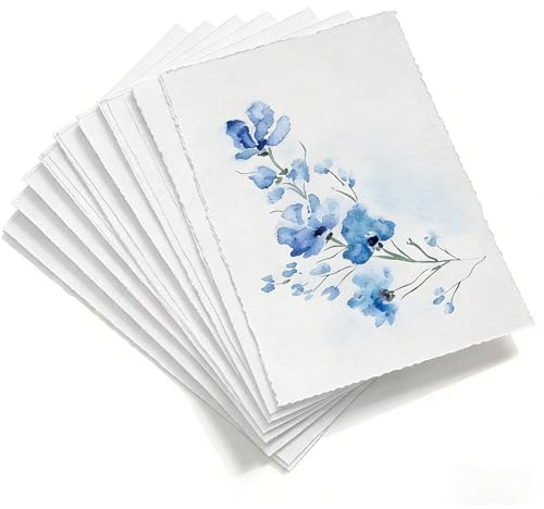 Carta fatta a mano, formato A4, 300 g/m², carta per acquerelli, 30 fogli, per inviti di nozze e artigianato