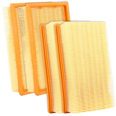 STARVAST 4 Stück Filter für Bosch Gas 35 L,M SFC,AFC Professional Staubsauger, Flachfaltenfilter für NT 25/1 Ap