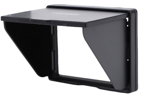 Yanmis Kamera LCD-Solskydd 3,2 Tum Anti-bländning Solskydd för DSLR Spegellös Kamera Skärmskydd med Svart Flockning, Hopfällbar Lätt Display Huva för Utomhusfotografering
