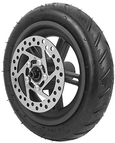 Alomejor Roue Scooter arrière, Absorbant Chocs Confortable Frein Disque 120mm Durable kit Remplacement for déplacement Urbain Loisirs Usage Quotidien