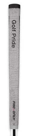 Golf Pride Pro Only Cord Red Star 72cc Putter Grip - Grey