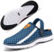 Zuecos Mujer Hombre de Verano Playa de Sandalias Ligero Pantuflas Zapatillas de Estar por Casa Antideslizante Azul Oscuro 41