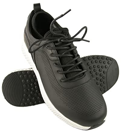 Zerimar Scarpe da Golf Uomo Cuoio | Scarpe Sportive | Sneakers in Pelle da Uomo | Scarpe da Golf | Casual Uomo Sportive Scarpe | Colore Nero Taglia 43