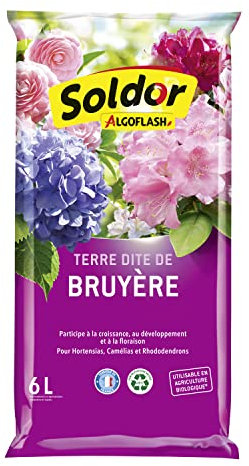Algoflash Terre Dite de Bruyère, UAB, Prête à l'emploi, Fabriquée en France, 6 L, TB6