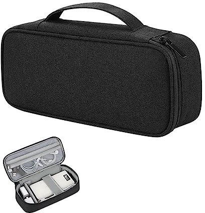LTLSZRN Elektronik Zubehör Organizer, Kabeltasche, Kabel Organizer Tasche, Kabel Organizer Reise, Reise Elektronik Tasche, Ladekabel Organizer, Travel Organizer, ladekabel Tasche(Schwarz)