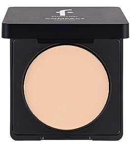 Flormar Compact Powder – cipria compatta opacizzante ad alta coprenza, aspetto naturale, lunga tenuta, effetto opaco confortevole, tessitura fine, per tutti i tipi di pelle, 098 Medium Natural Beige