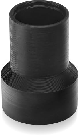 Schlauchadapter kompatibel mit Festool Dewalt Milwaukee & Ridgid 27 mm Schlauch mit Baustellentischsäge, 2 1/4 ID Staubanschluss, Drehverschluss-Design