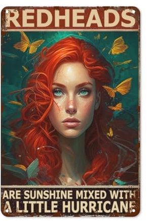 Decorazione da parete in metallo bohémien, divertente cartello per il bagno, decorazione da giardino hippie, poster retrò regalo per la casa, 30,5 x 20,3 cm, targa vintage in latta con volto sereno