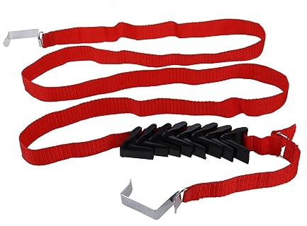 AKOOSY Gancho Ajustable Para Puerta Trasera 2,5 Cm Nylon y Acero Inoxidable, Perchero Organizador De Bolsos y Ropa, Colgador Práctico Para Hogar, Ahorro De Espacio, Color Aleatorio