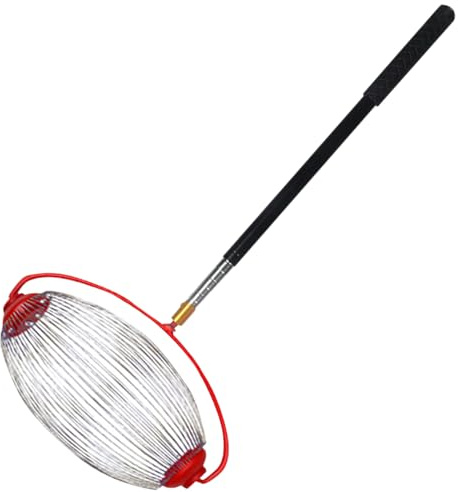 ETUCYNG Ramasse-Noix Et Fruits Acier Inoxydable Cueilleur De Châtaignes Et Noix avec Poignée Ergonomique Outil De Jardinage pour Récolte Rapide De Noisettes Marrons Et Fruits Tombés