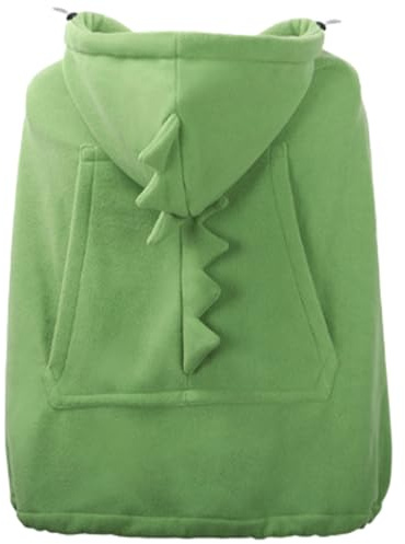 Housse de pluie pour porte-bébé, housse de porte-bébé, cape à capuche en forme dinosaure mignon, couverture douce et coupe-vent, housses landau lavables pour maman, utilisation Style 1, hiver