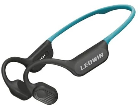 Leowin Knochenleitung Kopfhörer, TÜV geprüft bis 10 m wasserdicht, IP68 Open-Ear für Schwimmen & Sport, 32 GB MP3 Player, Bluetooth 6.0, 15 h Akku