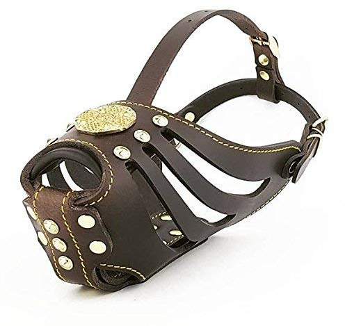 Bestia Maximus Leder Maulkorb. Einzigartiges Desing und Qualität