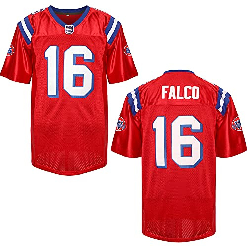Shane Falco Jersey #16 The Replacements Movie Football Jersey Men Red (16 Red, Medium)