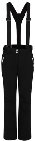 Dare 2B Salopette De Ski Imperméable Effused II, Pants Donna, Nero, FR : L (Taglia Produttore : 14)