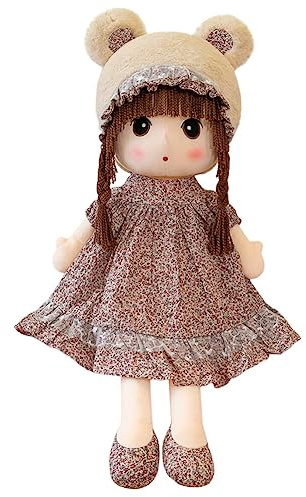 Uposao Muñecas de trapo de peluche, juguete de peluche de princesa, muñeca de trapo de hada, juguete de peluche lindo para niña, decoración de niña, juguete de compañero, juguete de trapo, regalo para