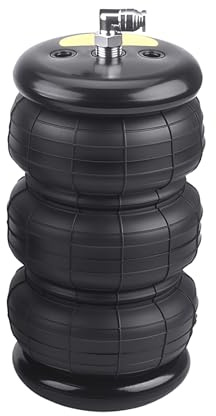 ZHSYMX Universal Air Suspension Spring Triple Bellow Standard 2500 lb 1/4npt Single Port Air Ride Strut Assembly universal for most brand trucks 3E2200