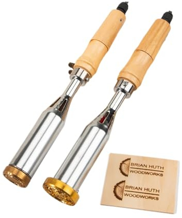 Hierro de Marca Eléctrico Personalizado, Sello de Latón para Madera