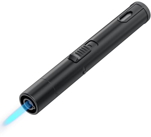 Jet Lighter Windproof Gas BBQ Lighter Refillable Butane Torch Lighter Long Reach (Sold Without Gas)