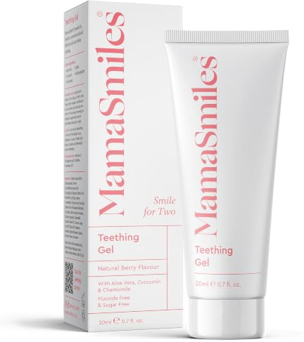 MamaSmiles Baby Teething Gel, Dentist Formulated, Benzocaine Free, 20ml