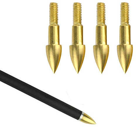 SHARROW 24pcs Puntas de Caza Punta de Flecha Puntos 75 Grains Broadheads para Flechas de Carbono Tiro con Arco(Tipo 3)