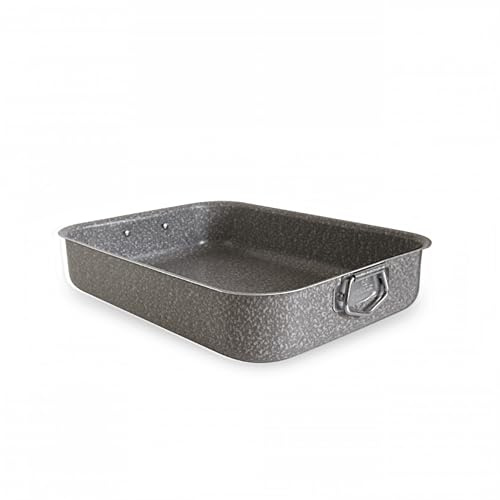 TEGLIA LASAGNERA CM.35 STONE LINE CON ANELLI